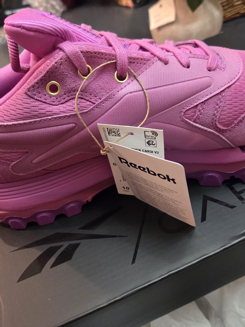 Brand NEW Reebok Pink Trail Runner Sneakers-CardiB